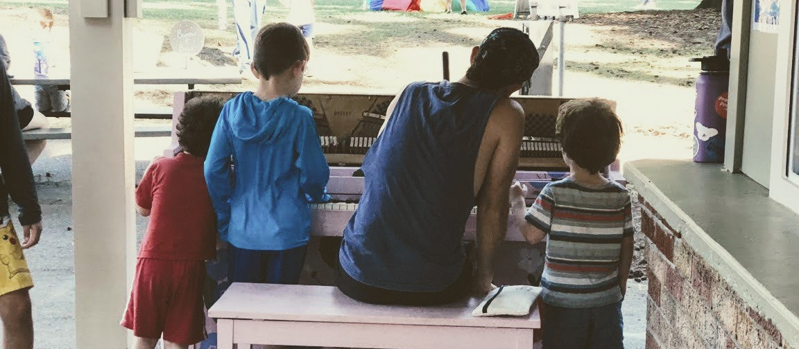 Jacob Last at the piano